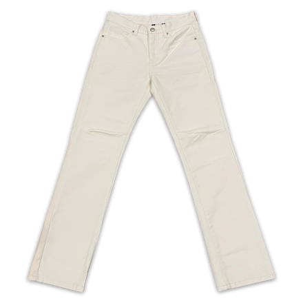white wax denim